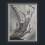 Poster Shawn Men Dancers Art Deco por Major Felten<br><div class="desc">cobrir do Programa Art Deco de 1930 por Major Felten para Shawn Men Dancers 16x20</div>