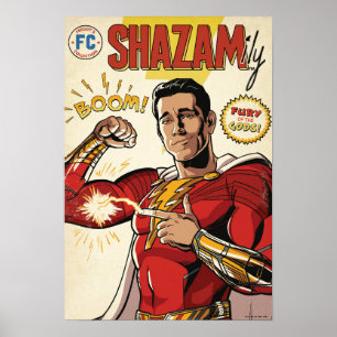 Poster SHAZAM! Fury of the Gods Cobrir SHAZAMily Comic