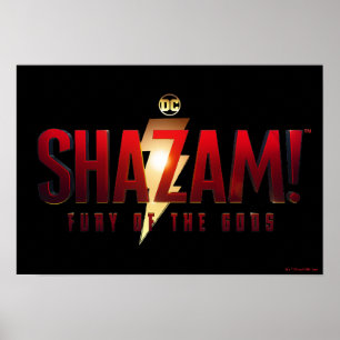 Poster SHAZAM! Fury of the Gods Fury of the Gods Logo