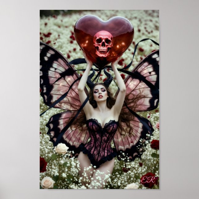 Poster She Carries Death Like a Valentine (Frente)