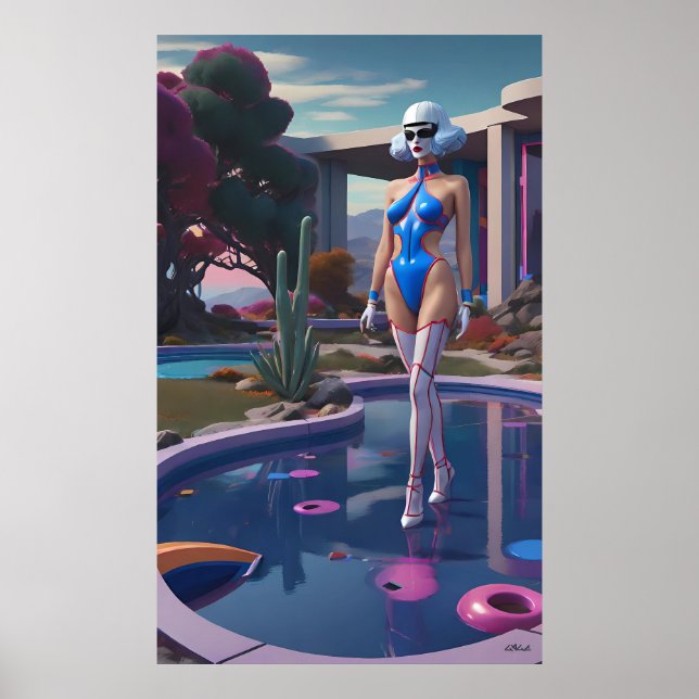 Poster She Walks on Water (and Hearts) (Frente)