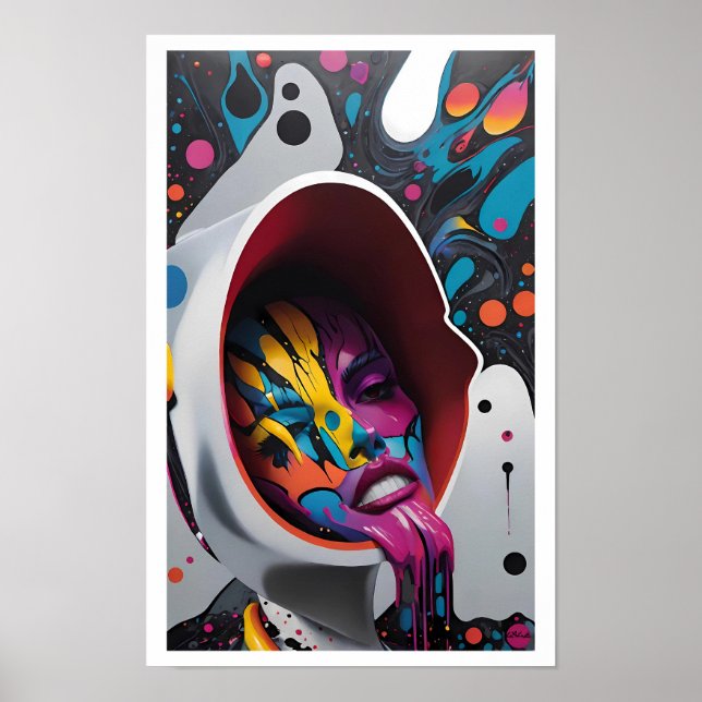 Poster She Was Hot Enough to Melt Your Face Off (Frente)