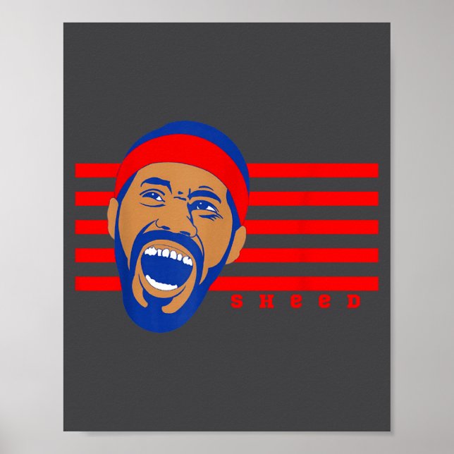 Poster Sheed, Basketball Legends, Rasheed, Don't Lie, Wal (Frente)
