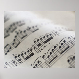 Póster Sheet Music 9