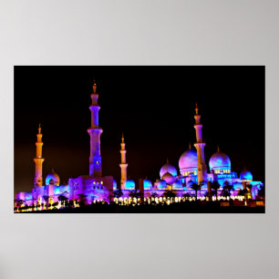 Póster Sheikh Zayed Mesquita