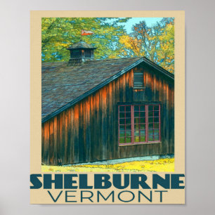 Poster Shelburne Vermont Viagem
