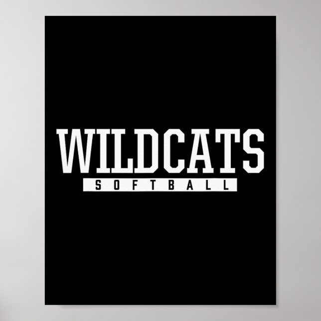 Poster Shelby County Wildcats Softll EM  (Frente)