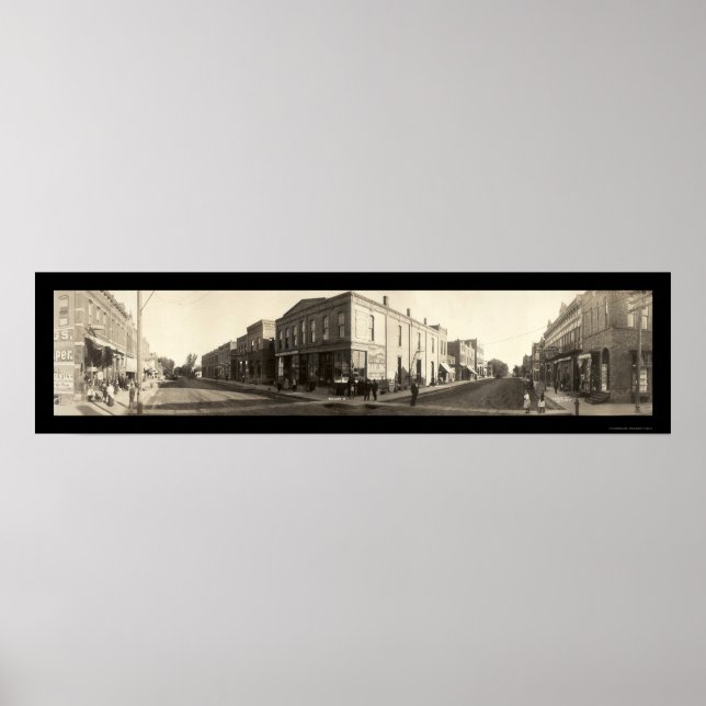 Poster Sheldon, IA Foto 1907 (Frente)