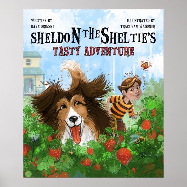 Poster Sheldon o Sheltie (Frente)
