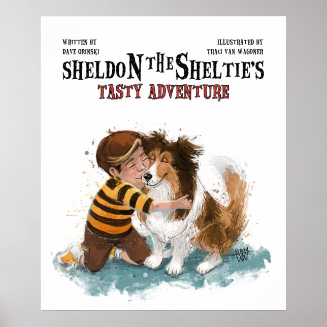 Poster Sheldon o Sheltie (Frente)
