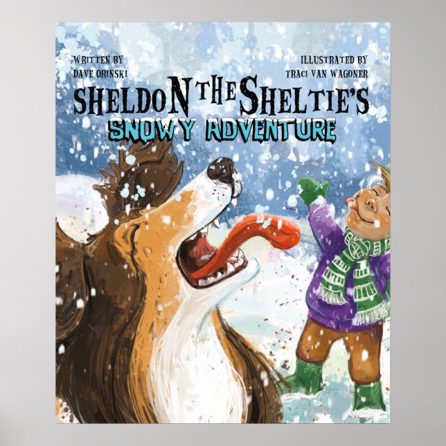 Poster Sheldon o Sheltie (Frente)
