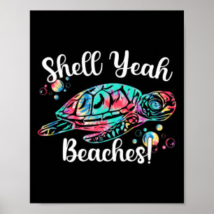 Poster Shell Sim Beaches Tie Dye Turtle Shell Sim 1