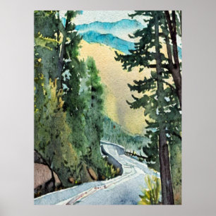 Poster Shenandoah National Park skyline drive Vintage