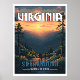 Poster Shenandoah National Park, Virgínia