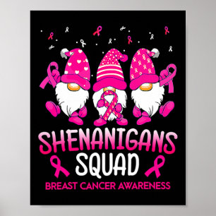 Poster Shenanigans Gnomos Cinzentos, Cancer de Fita Rosa