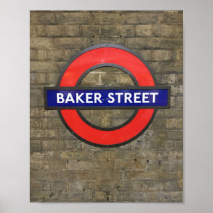 Poster Sherlock Holmes Baker Street Posterd