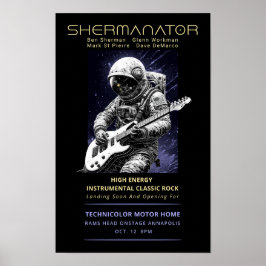 Poster Shermanator Debut Rams Head 2024