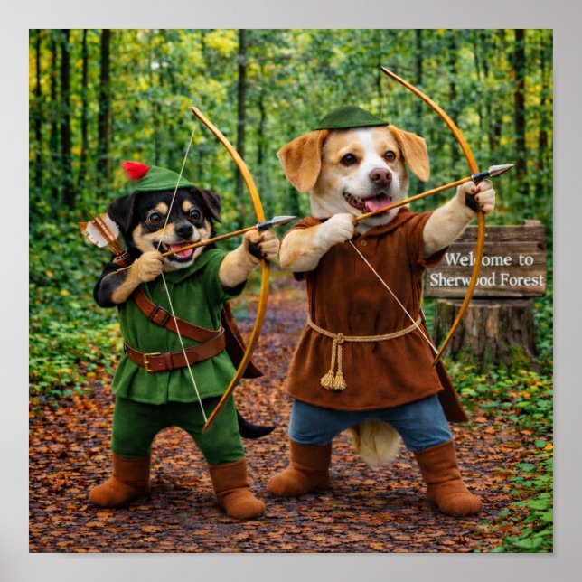 Poster "Sherwood Forest" (Frente)