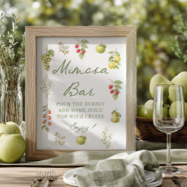 Poster She's fresh off the market  Mimosa Bar