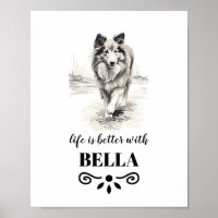 Shetland Sheepdog Life é melhor personalizar o nom