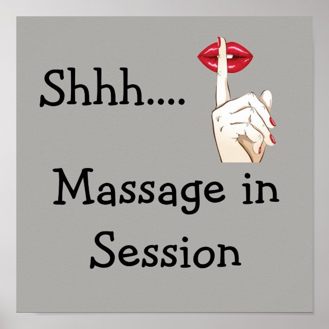 Poster Shh emoji (Frente)