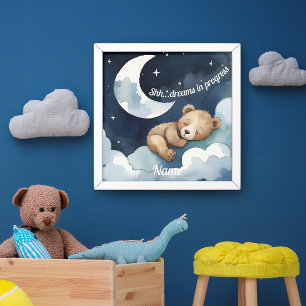 Póster Shh. Sonhos em Curso Dormindo