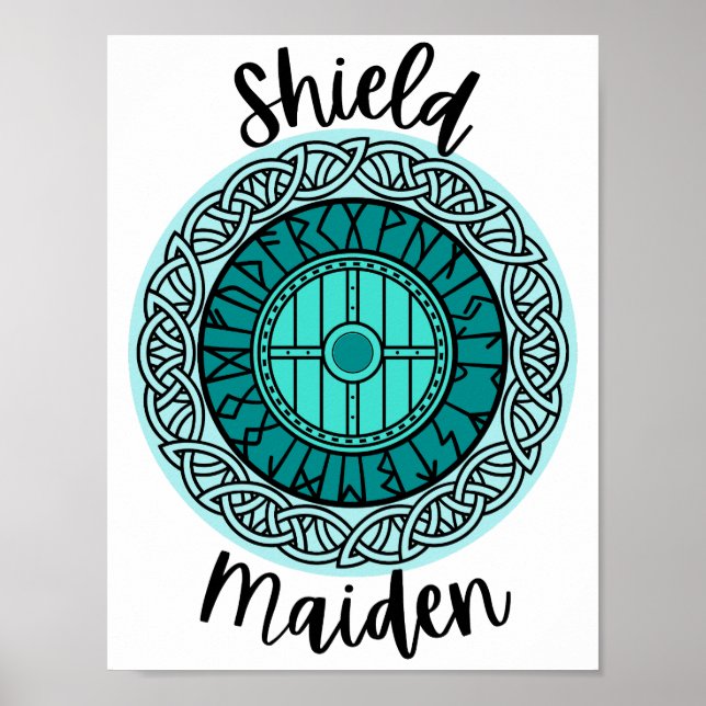 Poster Shield Maiden (Light Edition) (Frente)
