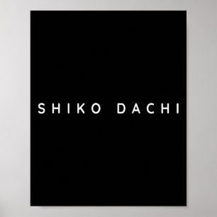Poster Shiko Dachi Karate Beginner Modern
