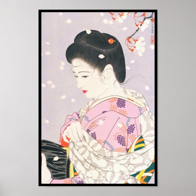 Póster Shimura Tatsumi - Cinco figuras de Beleza Moderna (Frente)