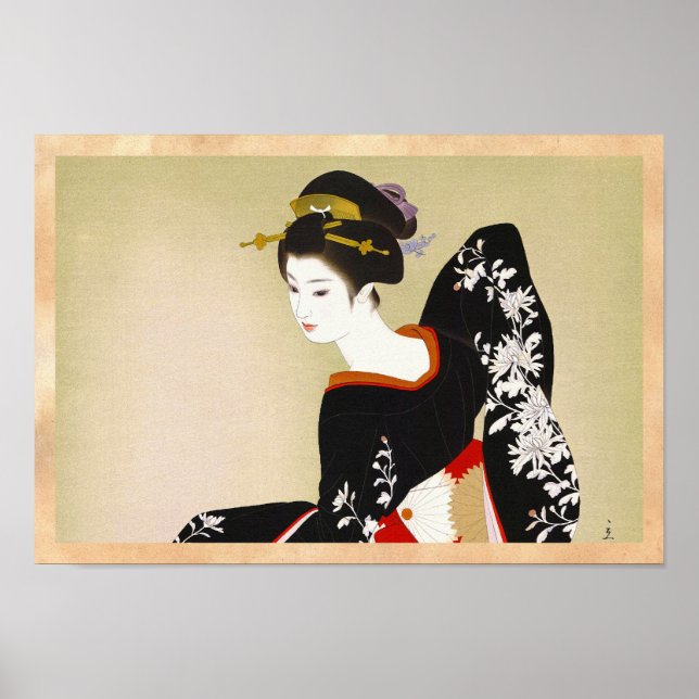 Póster Shimura Tatsumi Dois Assuntos de Mulheres Japonesa (Frente)