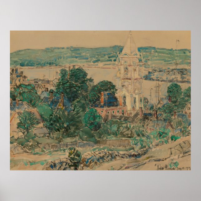 Poster Shingling the First Baptist Church, Gloucester (Frente)