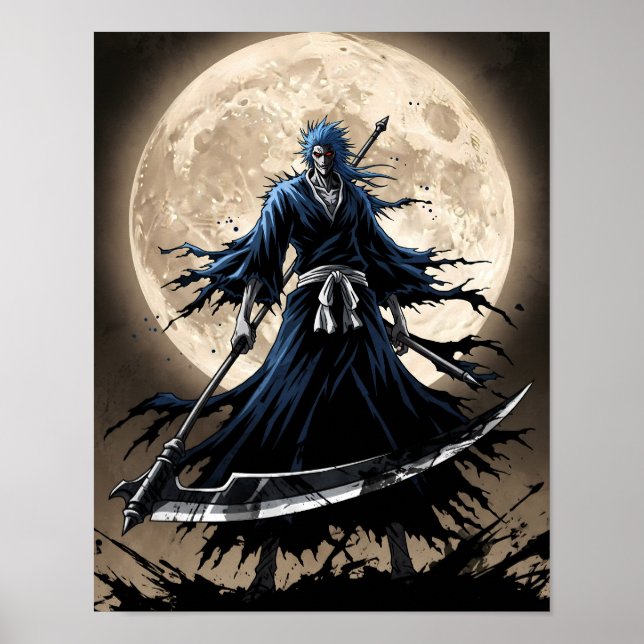 Poster Shinigami Sumi-e Art (Frente)