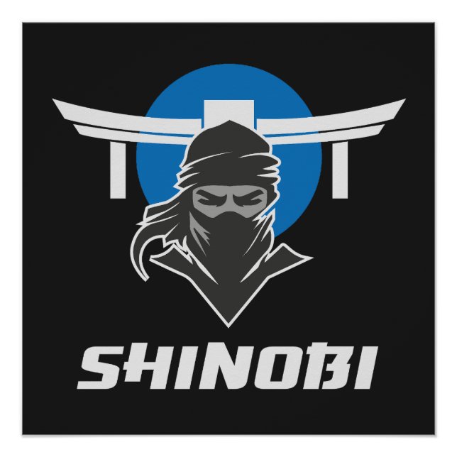Póster Shinobi Ninja Martial Arts (Frente)
