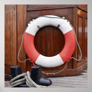 Póster Ships Lifebelt