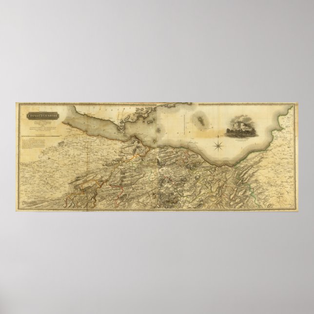 Póster Shire de Edimburgo Composto (Frente)