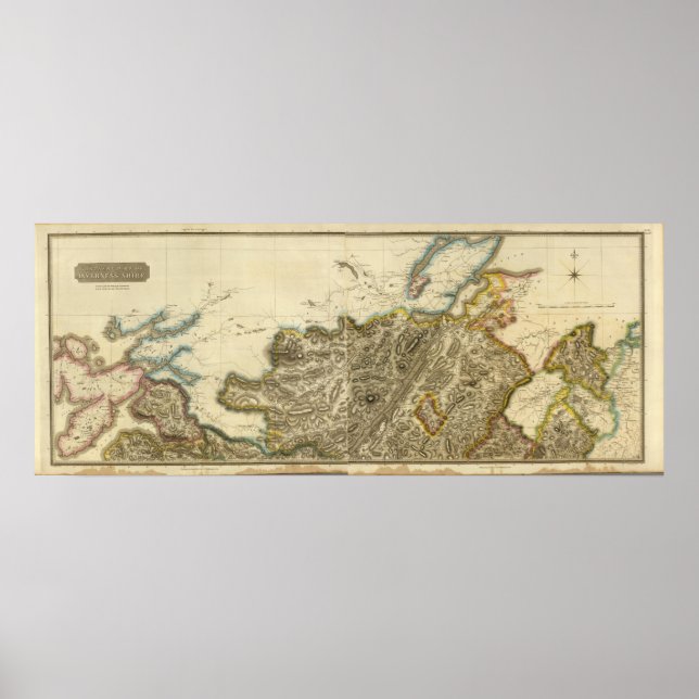 Póster Shire de Inverness Composto (Frente)