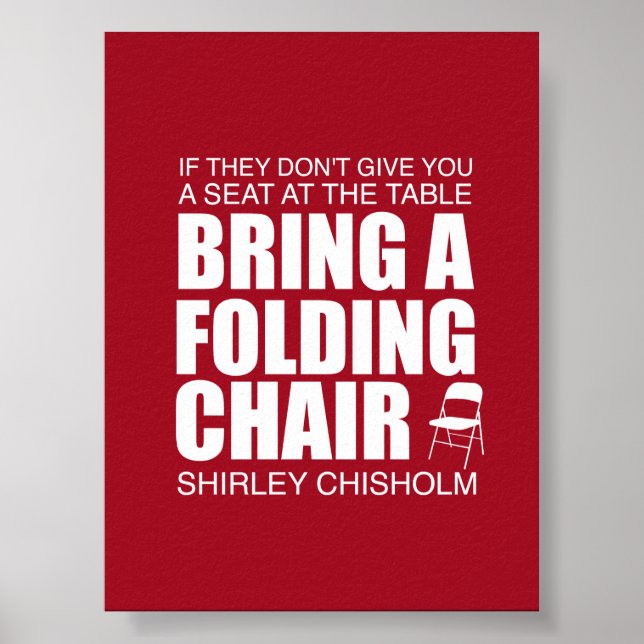 Poster Shirley Chisholm (Frente)