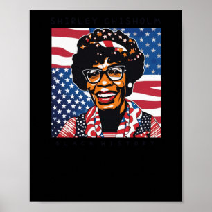 Poster Shirley Chisholm Black History Sticker