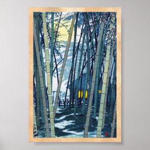 Póster Shiro Kasamatsu Bamboo na arte no início do verão