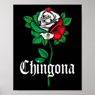 Poster Shirt Women Girl Tee México Bandeira Mexicana Amer
