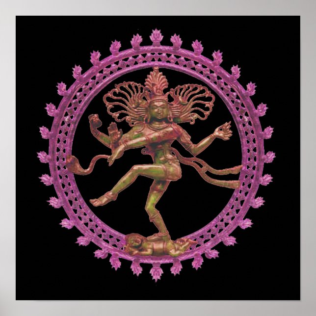 Póster Shiva (Nataraja), Dançarina Cósmica (Frente)
