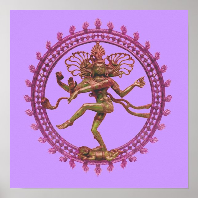 Póster Shiva (Nataraja), Dançarina Cósmica (Frente)