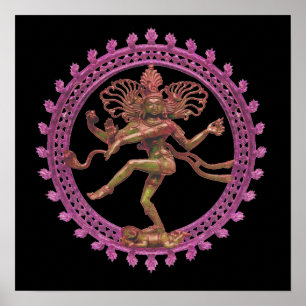Póster Shiva (Nataraja) o dançarino cósmico
