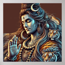 Shiva, o Ascético - Yogi Himalaia em Meditação Pro