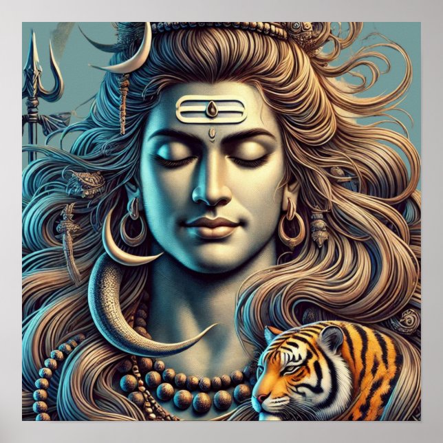 Poster Shiva, o Destruidor (Frente)