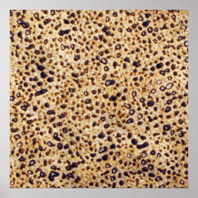 Póster Shmura Matzah artesanal (Frente)