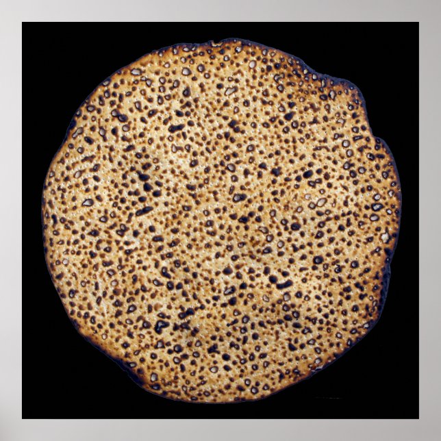 Póster Shmura Matzah artesanal (Frente)