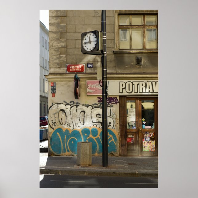Poster Shopfront negligenciado (Frente)
