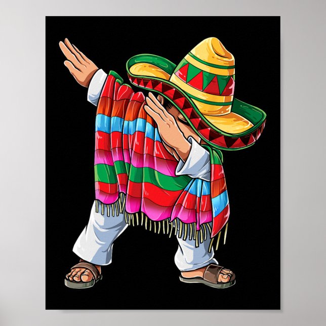 Poster Shor Mexicano Poncho Cinco de Mayo Boys (Frente)