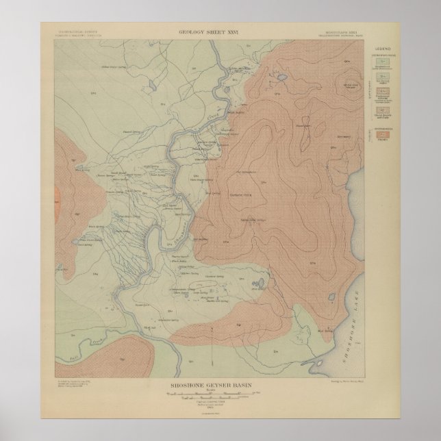 Poster Shoshone Geyser Basin (Frente)